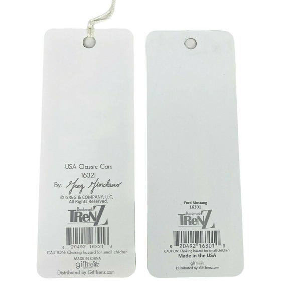 2 Bookmarks 3D‎ Route 66 Americana Ford Mustang - Picture 5 of 5